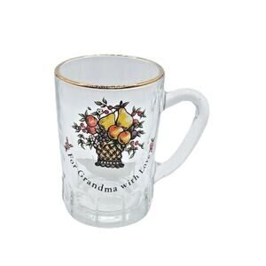 Mini Shot Glass Beer Mug Stein Gift For Grandma Decorative Toothpick Holder VTG